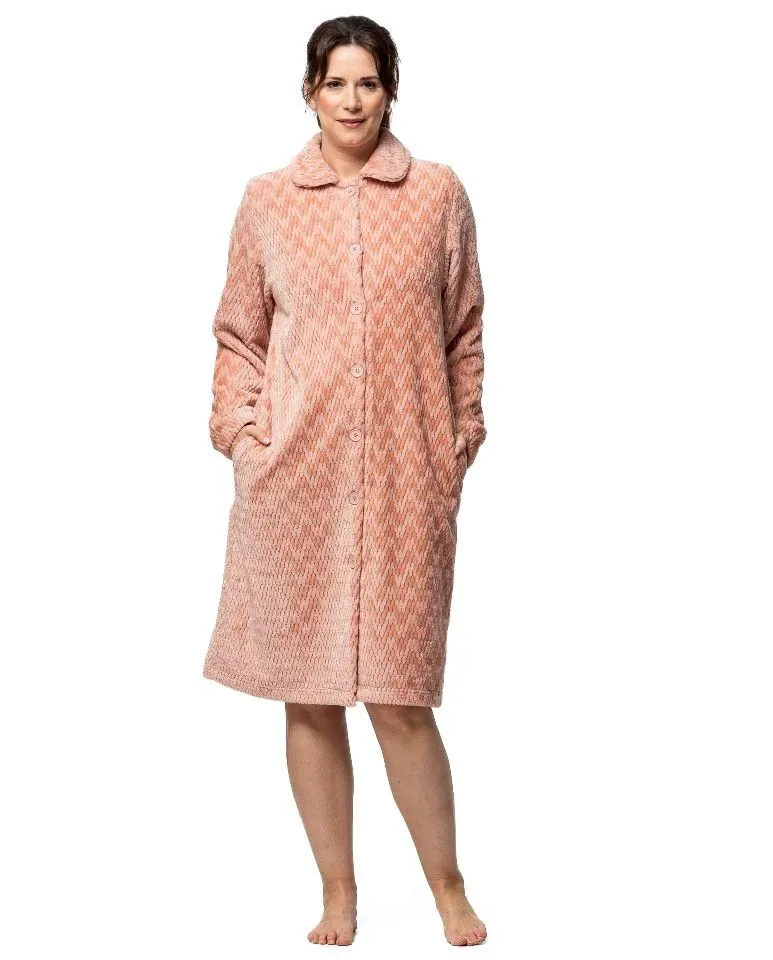 Egatex kamerjas Dames: Peach kleur, met knopen ( EGA.495 )