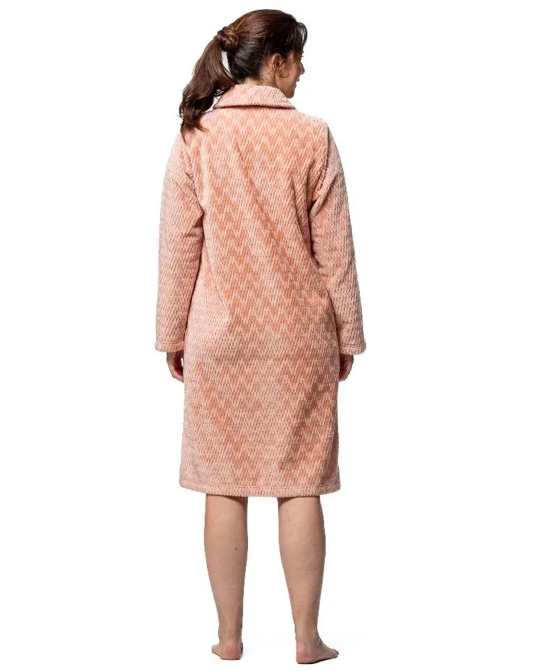 Egatex kamerjas Dames: Peach kleur, met knopen ( EGA.495 )