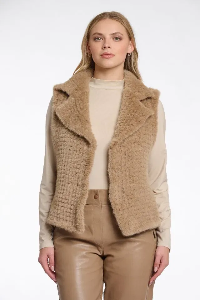 Rino & Pelle Gilet zonder mouwen: Keasha, Misty nude ( RINO.93 )