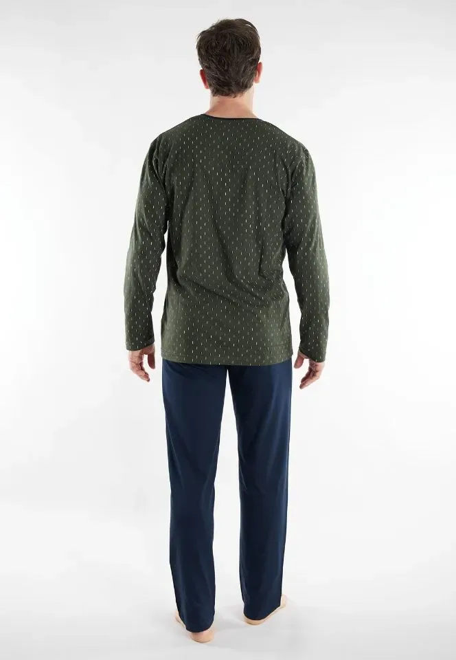 Ceceba heren pyjama: groen, 100% Katoen tot 5XL ( CEC.53 )