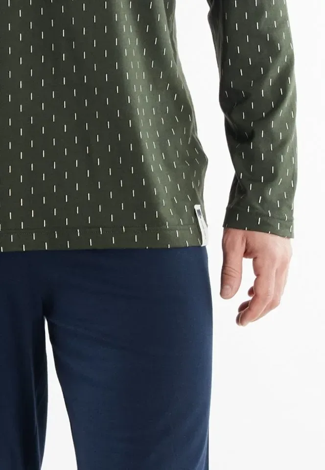 Ceceba heren pyjama: groen, 100% Katoen tot 5XL ( CEC.53 )