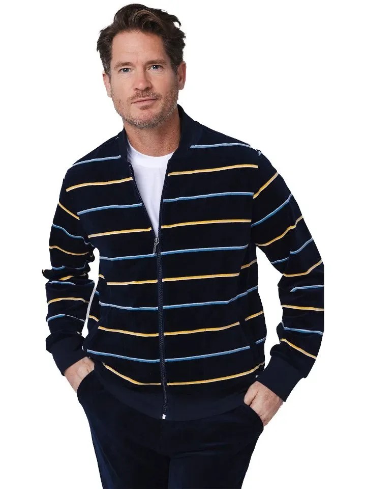 Pastunette homewear Heren: blauw, velours ( PAS.132 )