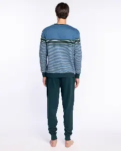 Punto blanco Pyjama Heren: Gemoltoneerd, Gestreept ( PUN.78 )