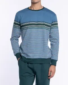 Punto blanco Pyjama Heren: Gemoltoneerd, Gestreept ( PUN.78 )
