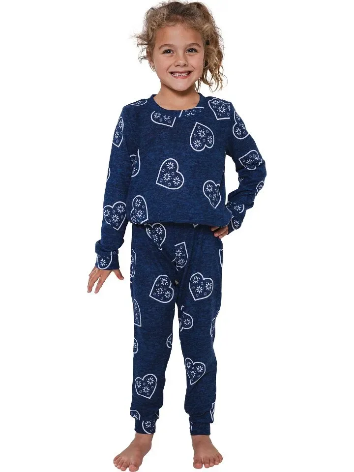 Pastunette meisjes pyjama: Blauw, super zacht ( PAS.142 )