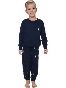 Pastunette jongens pyjama: Blauw, eendjes motief ( PAS.143 )
