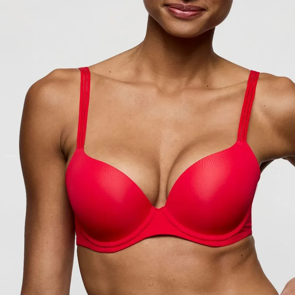 Marie Jo Push up bh: Louie True Red, Europese maten  ( mjo.316 )