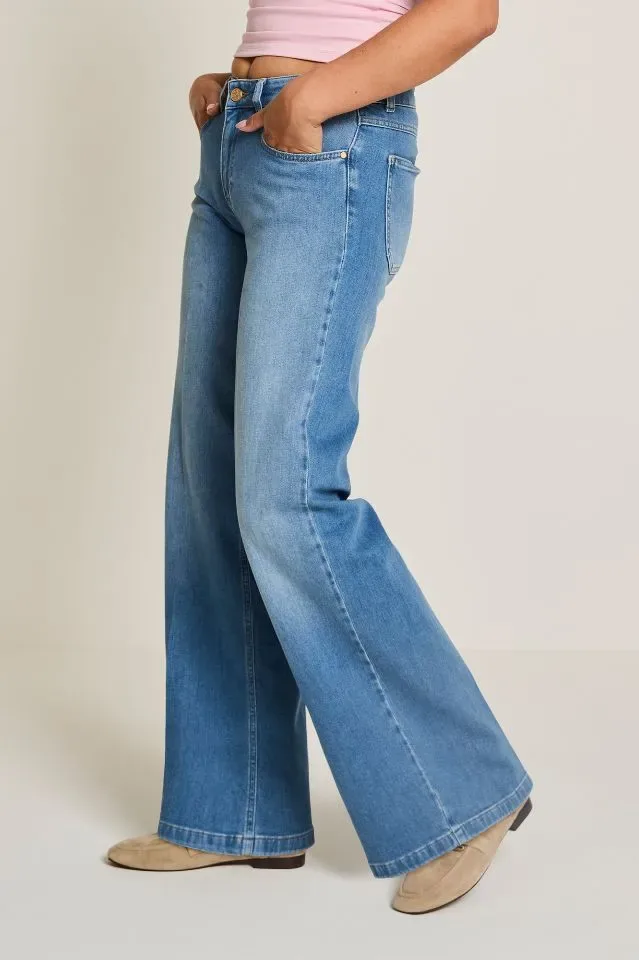 Para Mi dames broek Scotty: Summer bleu jeans L32 ( kleur zoals tweede foto ) ( PARA.388 )