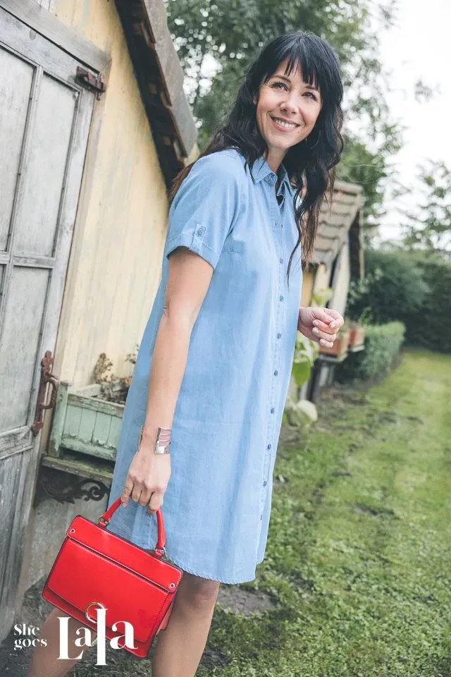 She Goes LaLa Kleed: Jeans, tencel ( SHE.9 )