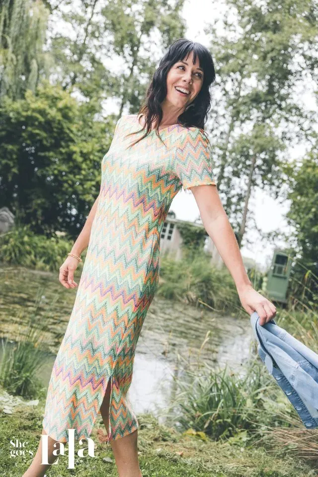She Goes LaLa Kleed: Multicolor, gevoerd ( SHE.24 )