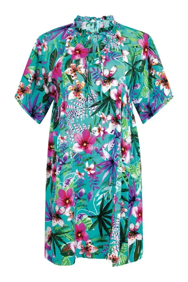 Rosa Faia (Anita) Zomer kleed: Tahiti, Capri Blue ( ANI.504 )
