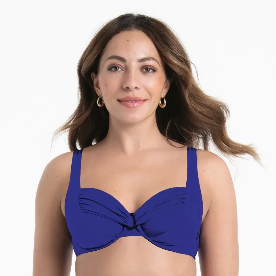 Rosa Faia (Anita) Bikini top + slip: Hermine / Anny, Blue violet, tot G-cup ( ANI.510 )