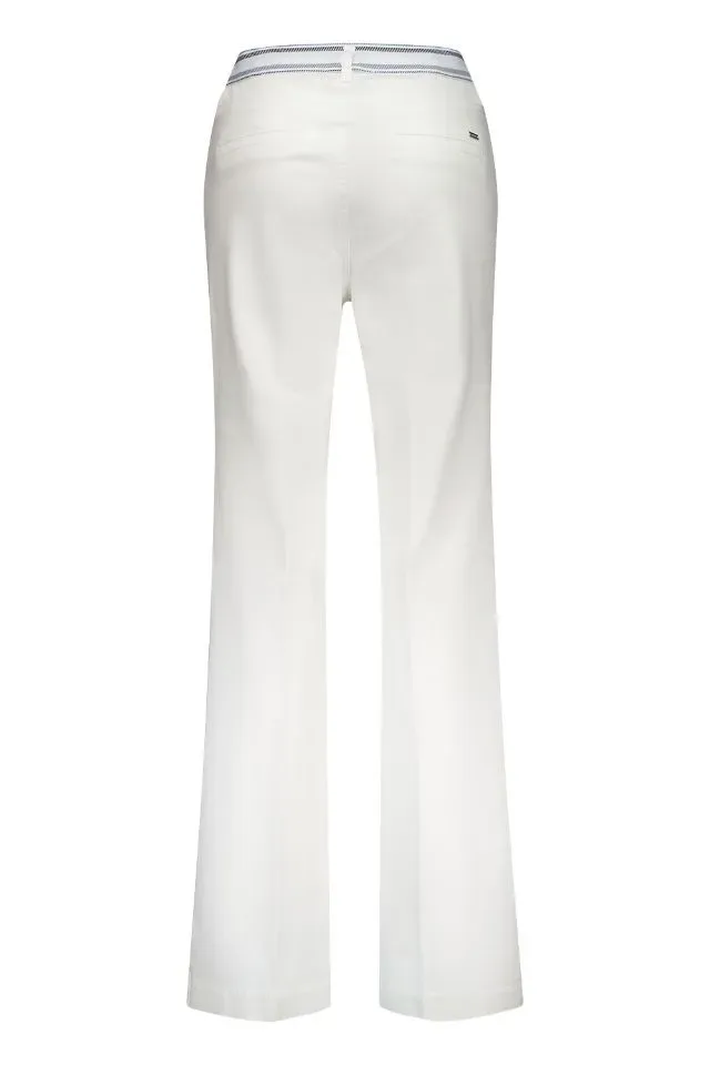 Gardeur dames broek: Zilla1, White, elastiek in de lenden ( GAR.30 )
