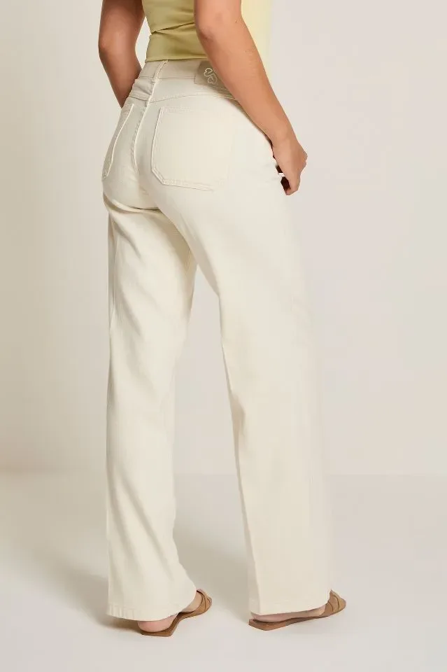 Para Mi Broek Mira: Denia Denim, Natural Cream, L32 ( PARA.394 )