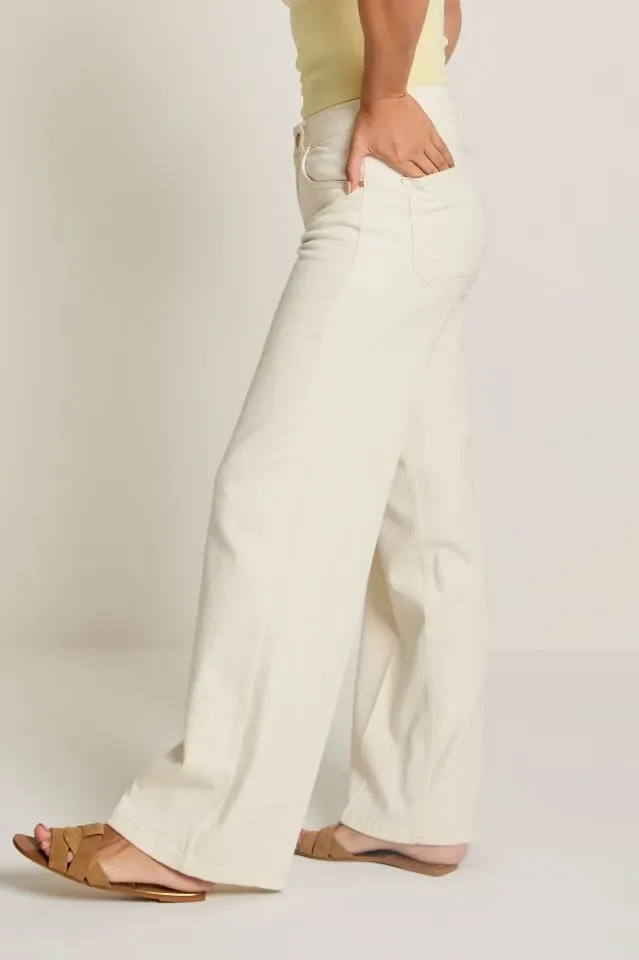 Para Mi Broek Mira: Denia Denim, Natural Cream, L32 ( PARA.394 )