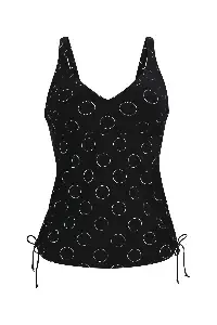Rosa Faia ( Anita ) Tankini: Malaika, Zwart ( ANI.524 )