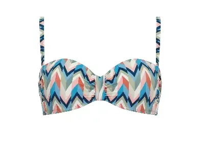 Olympia Bikini: Multicolor, Strapless / shorty model OLY.7