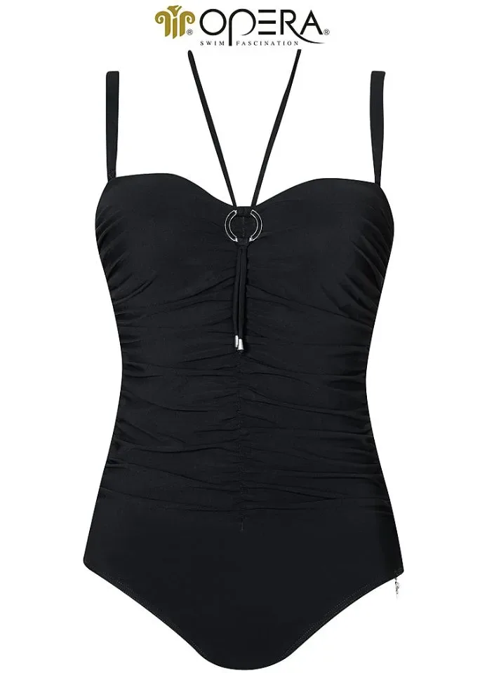 Opera Badpak Zwart, voorgevormd, strapless mogelijk (  sunf.227  )