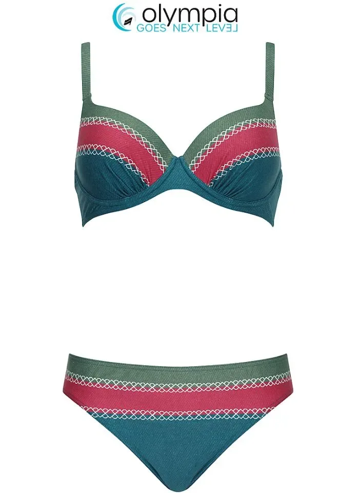 Olympia Bikini: Blauw, voorgevormd ( SUNF.230 )