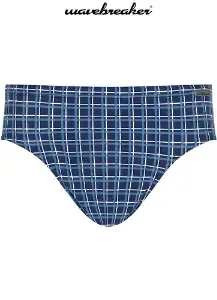 Wavebreaker zwem slip heren, blauw ( WAVE.13 )