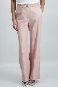 Signe Nature Broek: Rose / ecru gestreept ( SIGNE.1352 )