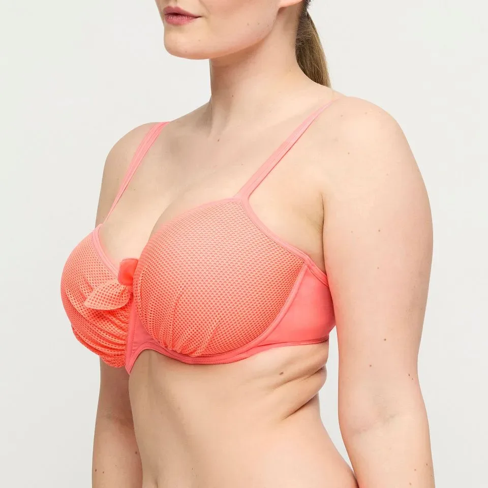 Prima Donna Bikini Top: Rivas, Neon Fiesta, Balconette, voorgevormd, europese maten ( pdo.489 )