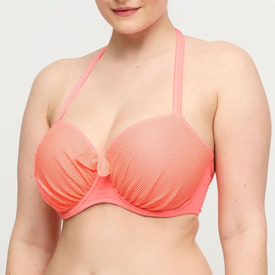 Prima Donna Bikini Top: Rivas, Neon Fiesta, Balconette, voorgevormd, europese maten ( pdo.489 )