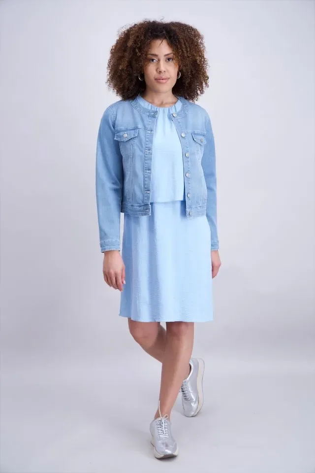 Signe Nature Jeans Jas: Licht blauw ( Signe.1362 )
