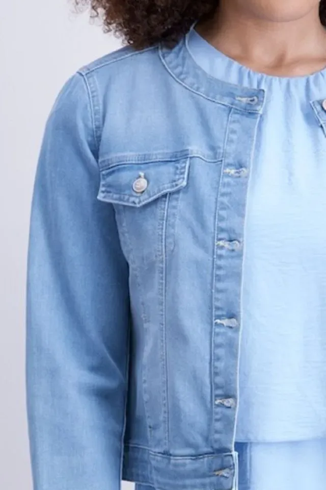 Signe Nature Jeans Jas: Licht blauw ( Signe.1362 )