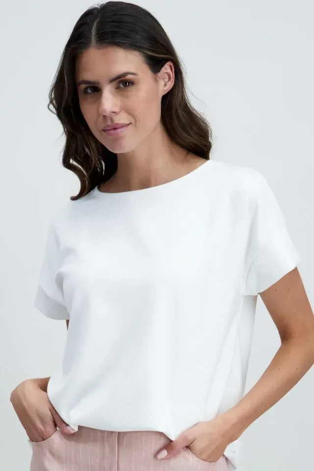 Signe Nature T-shirt: Ecru ( Signe.1363 )