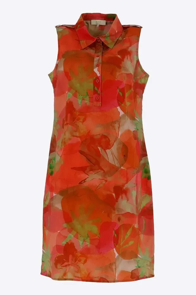 Signe Nature Hemdkleed: Multicolor, mouwloos ( SIGNE.1366 )