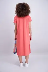 Signe Nature Kleed: Koraal, Tricot ( Signe.1372 )