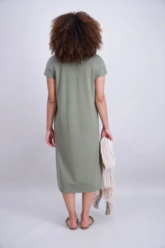 Signe Nature Kleed: Kaki, Tricot ( Signe.1373 )