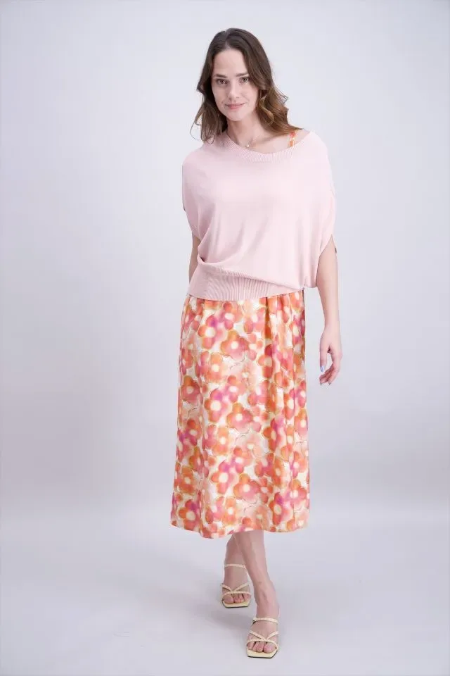 Signe Nature zomer pull: Rose, aangesneden mouw ( Signe.1379 )