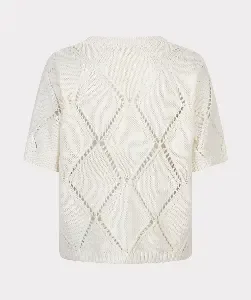 Esqualo Pull: Ecru, Korte mouw ( ESQ.314 )