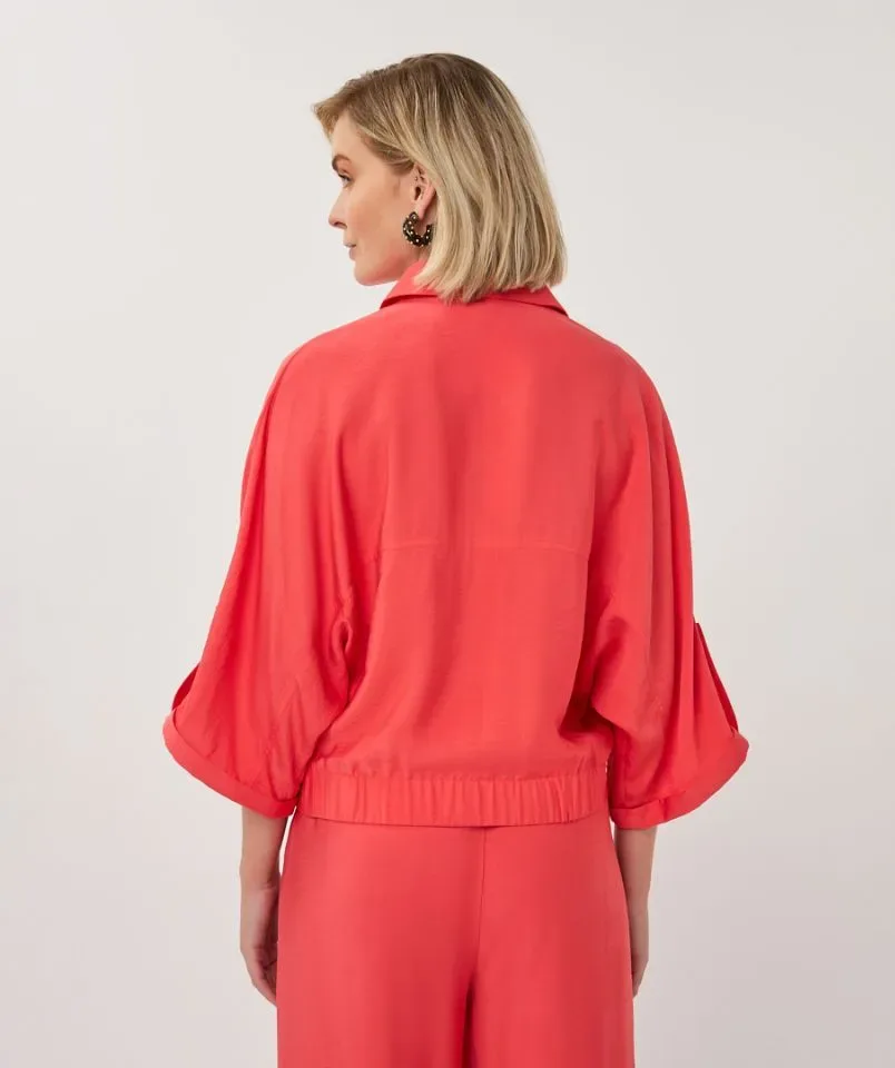 Esqualo Blazer: Koraal, korte mouw ( ESQ.320 )