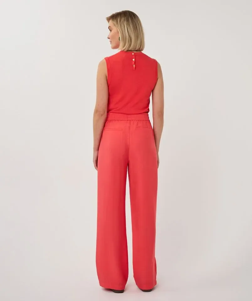 Esqualo Broek: Chili Red, Elastiek in de lenden ( ESQ.321 )
