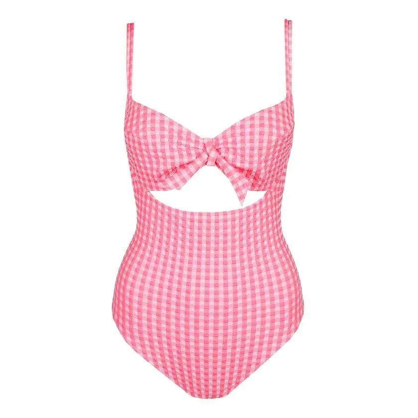Marie Jo Swim Badpak: Mary Lynn, Rose Gingham, europese maten ( MJO.342 )