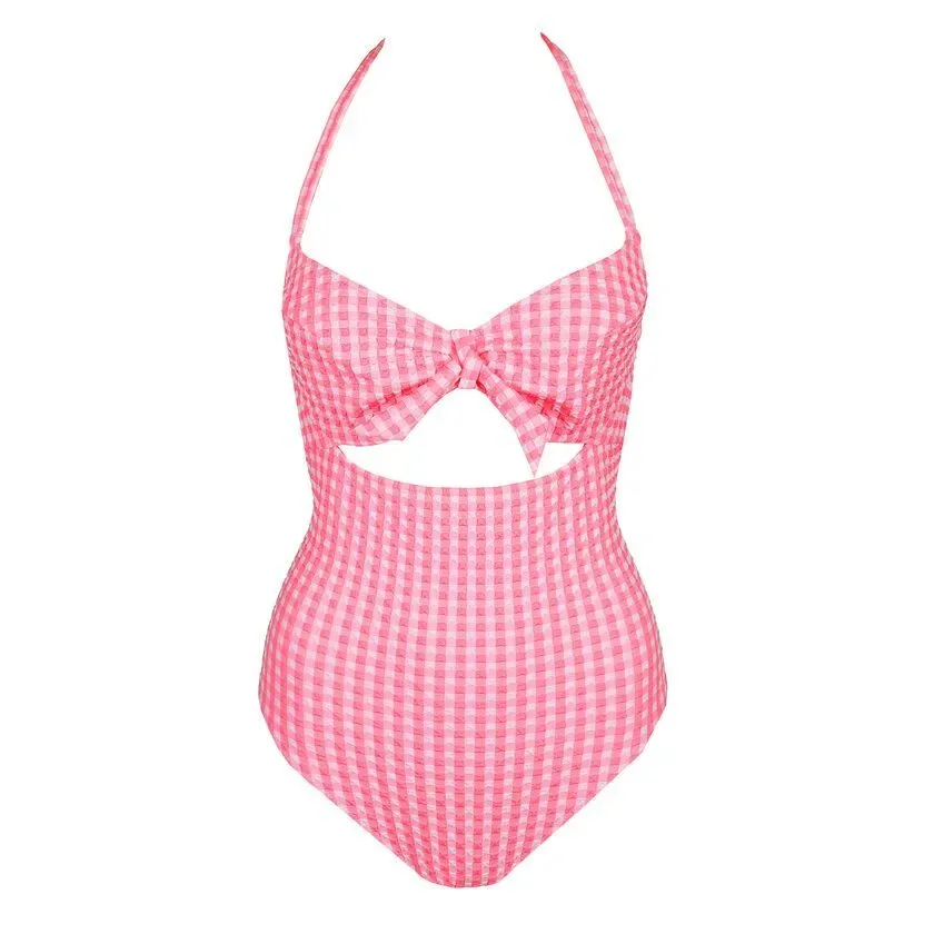 Marie Jo Swim Badpak: Mary Lynn, Rose Gingham, europese maten ( MJO.342 )