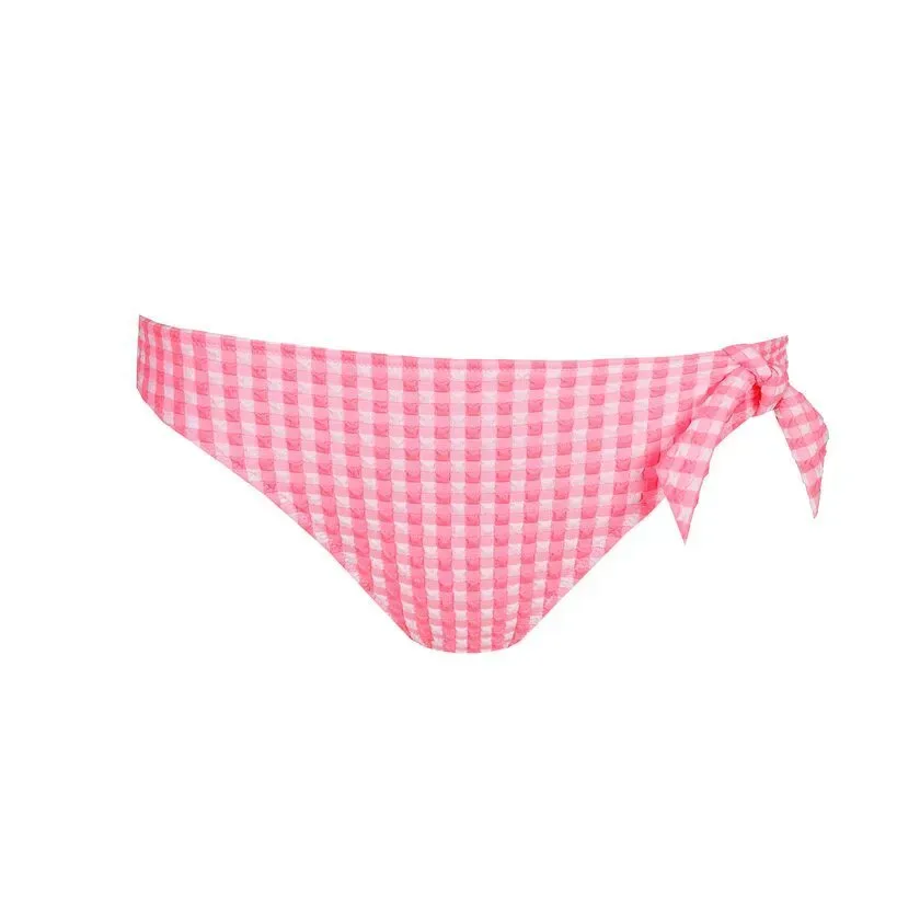Marie Jo Swim Bikini Slip: Mary Lynn, Rose Gingham, Laag model ( MJO.343 )