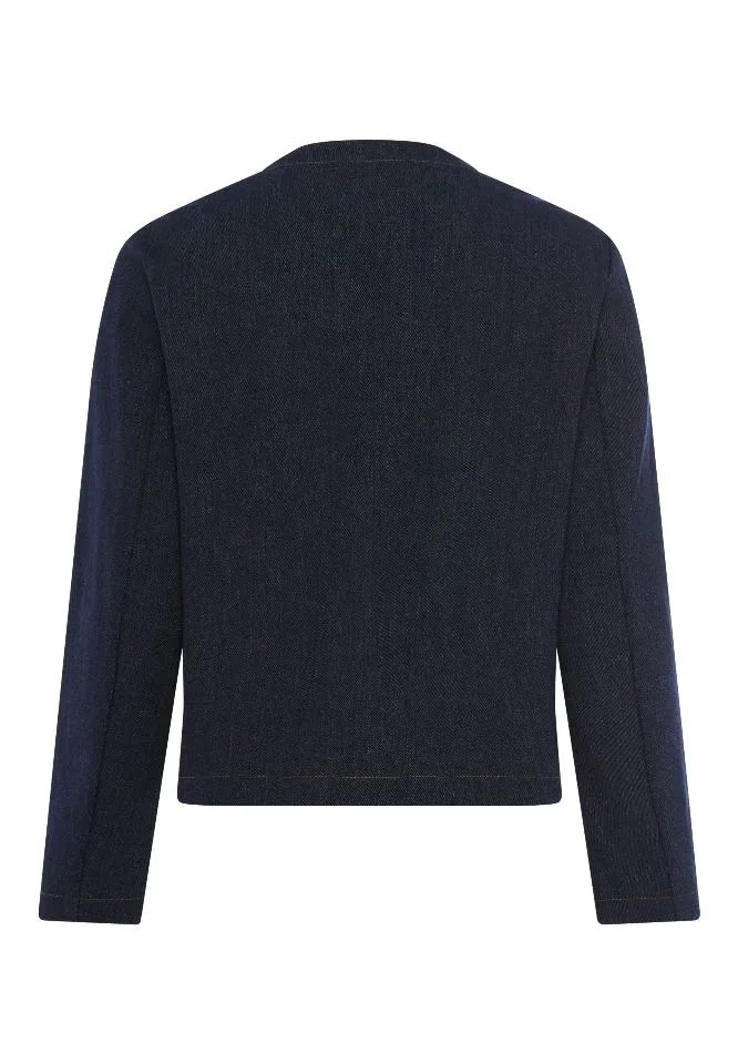 Frank Walder jeans vest: met knopen ( WAL.94 )