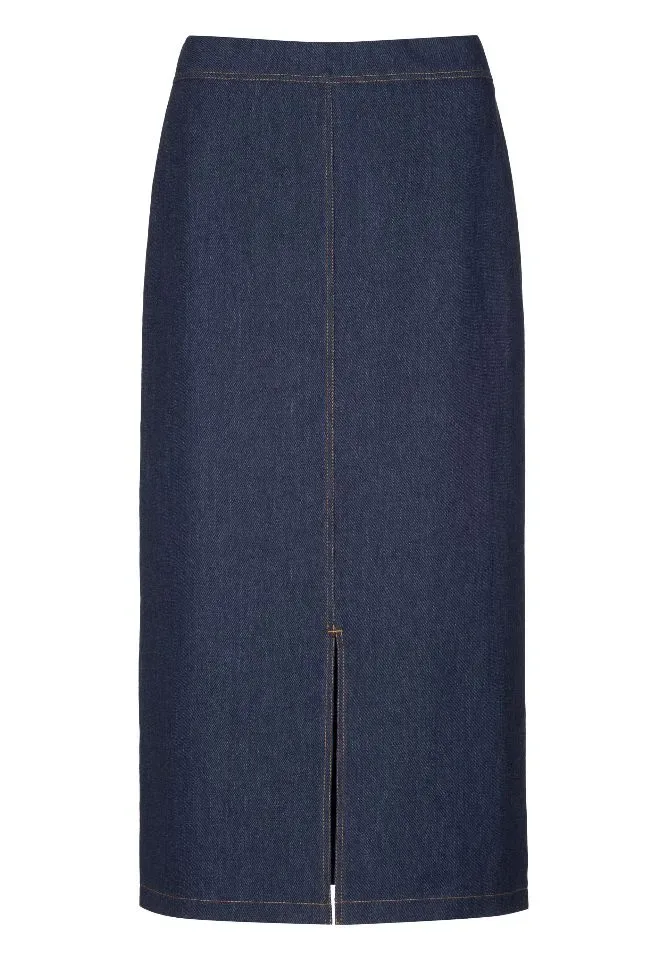 Frank Walder Jeans rok: met elastiek  wal.99