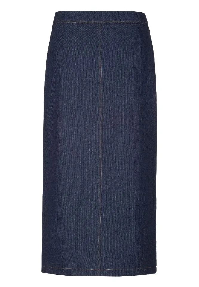 Frank Walder Jeans rok: met elastiek  wal.99