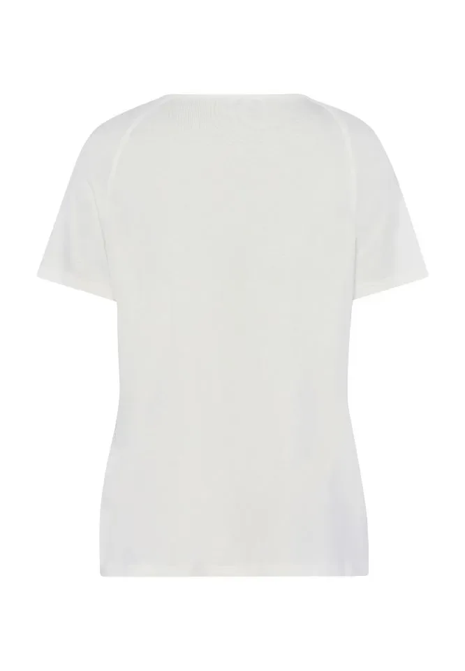Frank walder T-shirt: Ecru ( WAL.96 )