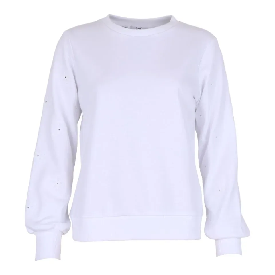 Luna ( She goes lala ) Sweater: wit, Jitske ( SHE.36 )