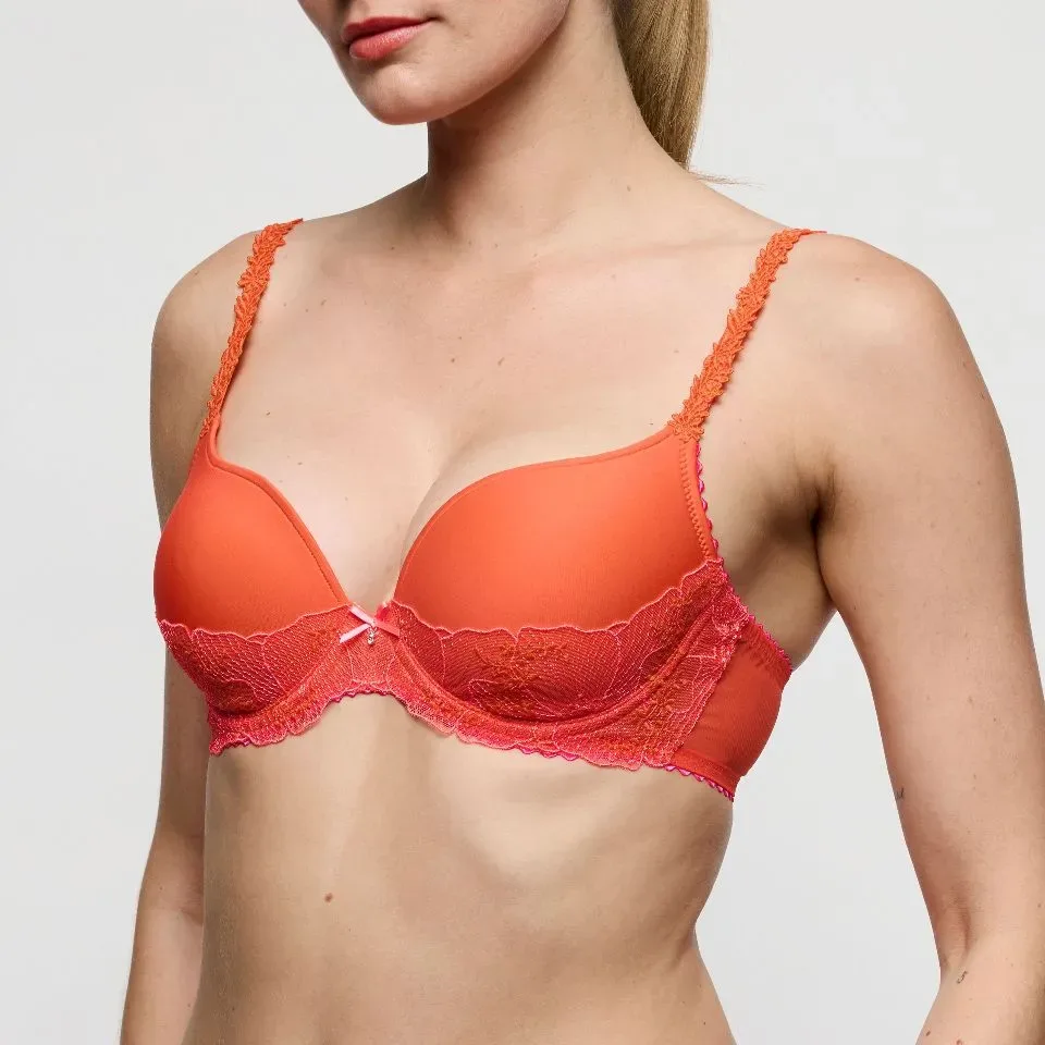 Marie jo  voorgevormde BH: Solene, Pamplemousse, Europese Maten, hartvorm ( MJO.380 )