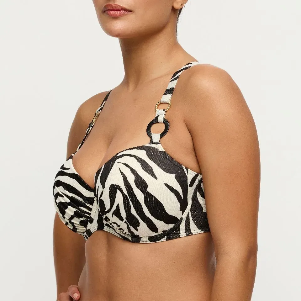 Prima Donna Swim bikini top full Cup: Dalice, Sauvage Shine, Europese Maten ( niet voorgevormd ) ( MJO.529 )
