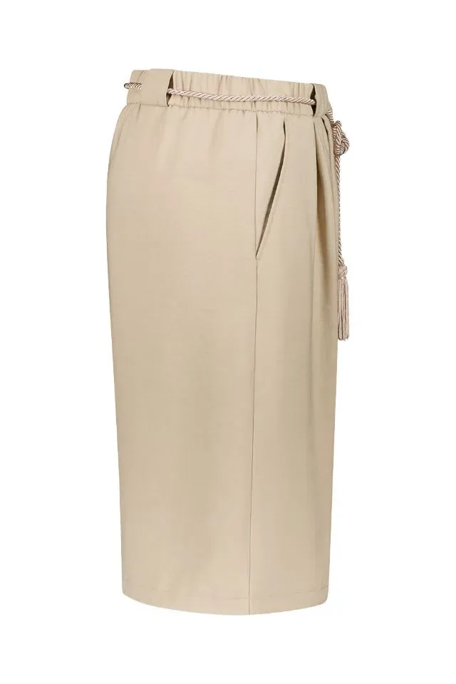 Gardeur Dames rok: Beige, Jil 2, Elastiek in de lenden ( GAR.32 )