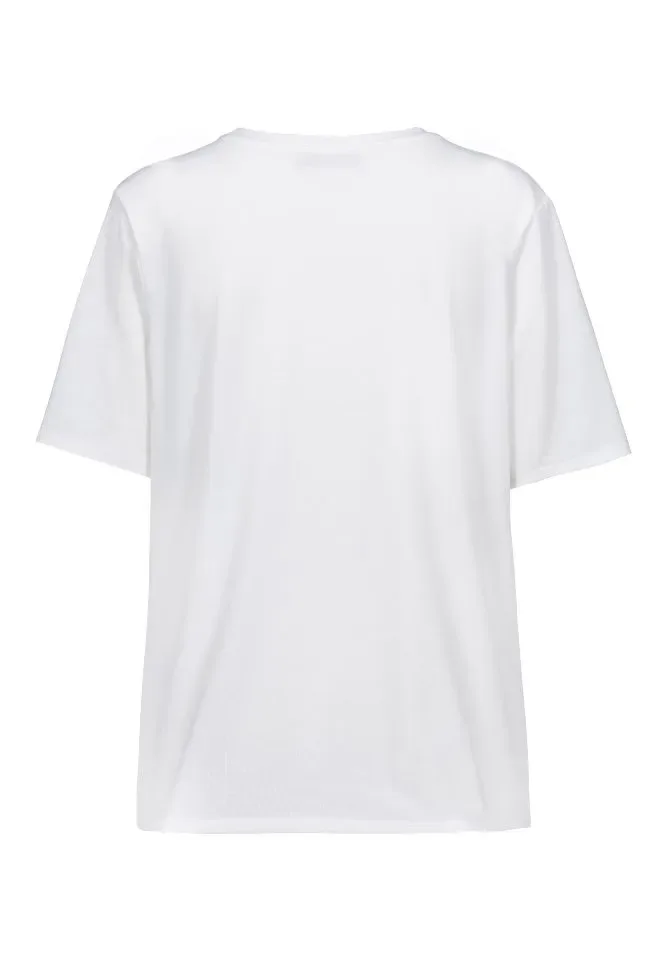 Frank Walder T-shirt: Ecru, korte mouw ( WAL.104 )