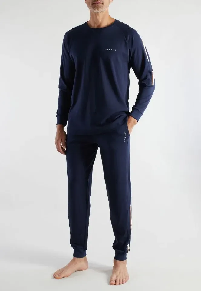 Bugatti Heren jogging / homewear: Blauw ( CEC.54 )